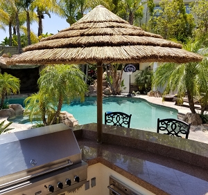 9' African Reed Palapa Pictured